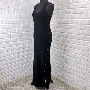 ZARA KNIT TANK BODYCON MAXI DRESS RIBBED KNIT SIZE SMALL
